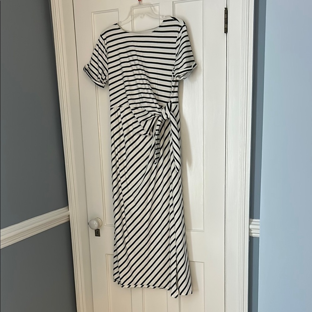 Striped Black and White Dress Maurices